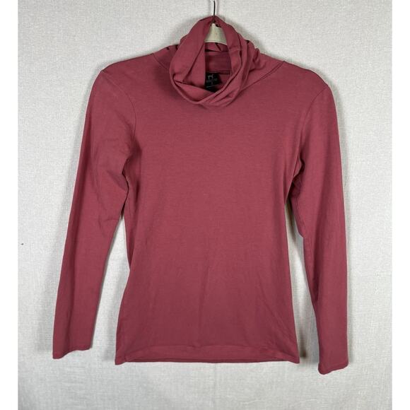 Peruvian Connection S Pima Cotton Turtle Neck Soft Stretch Basic Minimalist - Picture 4 of 8